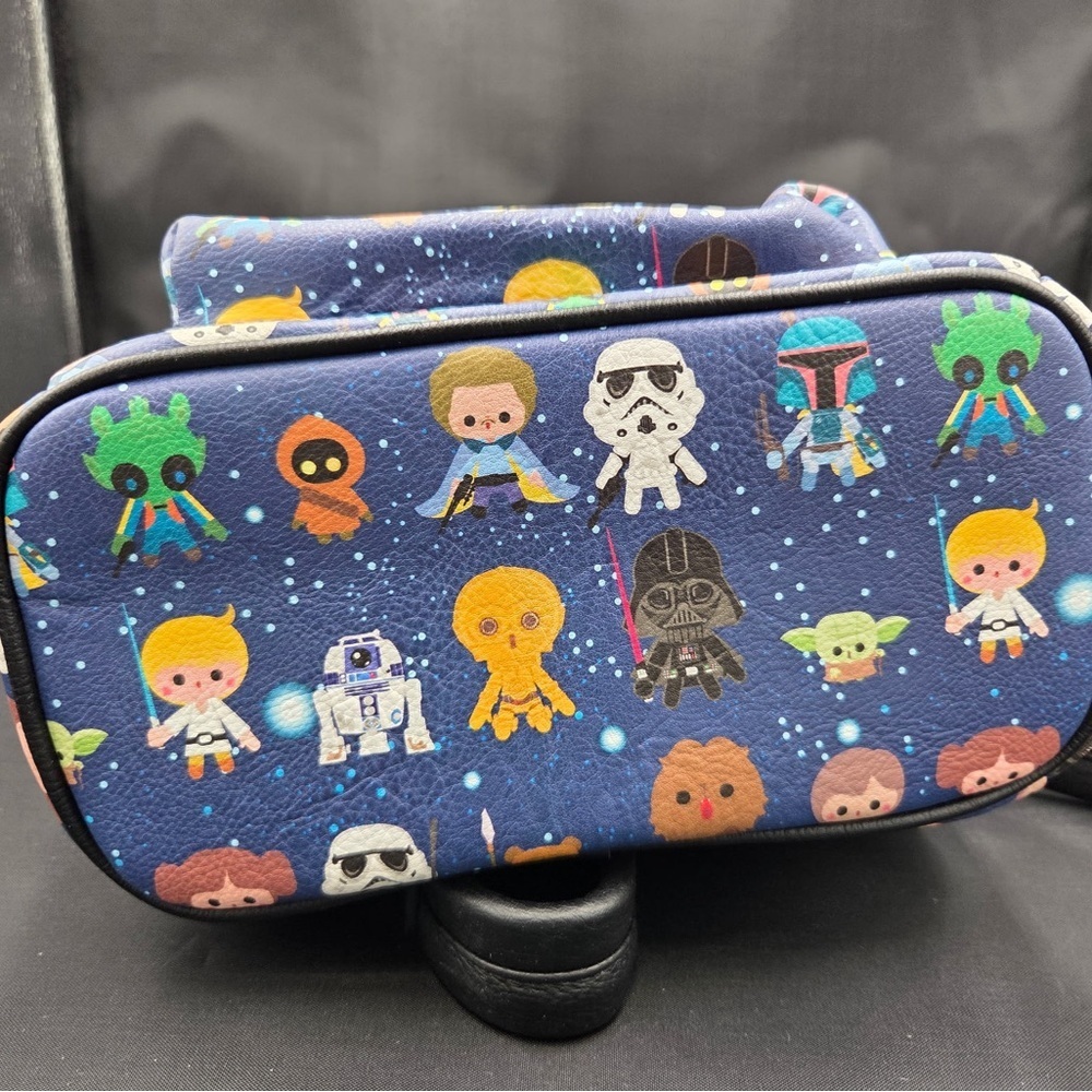 Loungefly Starwars Chibi Print Backpack - Picture 5 of 7